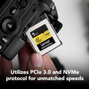 Lexar GOLD SERIES 1TB PROFESSIONAL CFexpress™ TYPE B CARD (up to 1900MB/s read, 1500MB/s write) LCXEXPR001T-RNENG