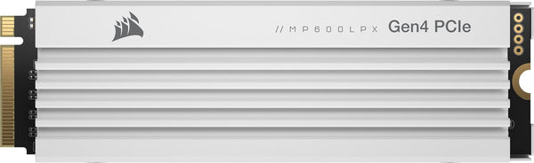 CORSAIR 1TB MP600 PRO LPX White w/Heatsink CSSD-F1000GBMP600PLPW M.2 2280 PCIe Gen4 x4 SSD