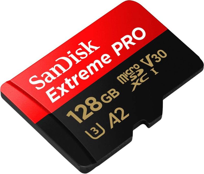 SanDisk 128GB Extreme Pro microSDXC (A2, V30, UHS-I/U3, 200R/90W MB/s) SDSQXCD-128G-GN6MA 772-4528