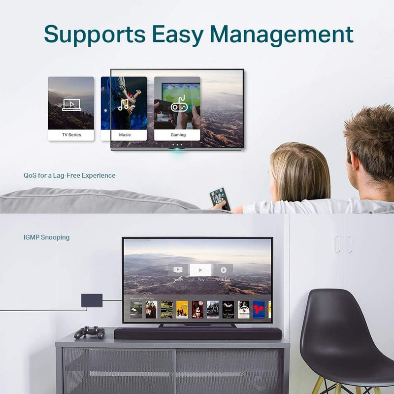 TP-Link TL-SG105E 5-Port Gigabit Easy Smart Switch