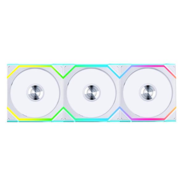 LIAN LI UNI FAN SL Wireless Reverse Blade 120mm (3 in 1) Case Fan - WHITE (12RSL1W3W)