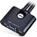 ATEN CS22U 2-Port USB VGA Cable KVM Switch with Remote Port Selector