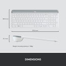 Logitech MK470 Slim Wireless Combo (English Version) - White 白色 920-009183 原裝行貨