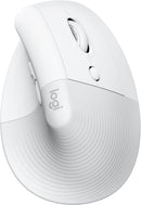 Logitech Lift 人體工學垂直無線滑鼠 - Graphite Lift 珍珠白 910-006480 原裝行貨