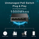 TP-Link LS105GP 5-Port Gigabit Desktop Switch with  4-Port PoE+ (TP-NE-LS105GP)