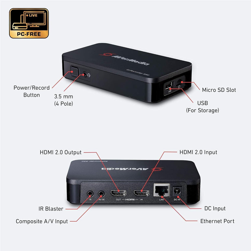 AVer Aver-EZR-330 4K Capture Box (ER330)