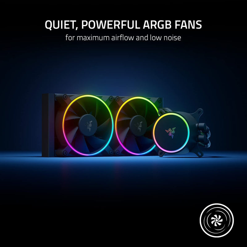 Razer Hanbo Chroma 240mm ARGB LED Liquid CPU Cooler RC21-01770100-R3M1 