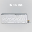 Logitech K580 慳位靜音多工藍牙鍵盤 (中文版) - White 白色 920-009213 原裝行貨