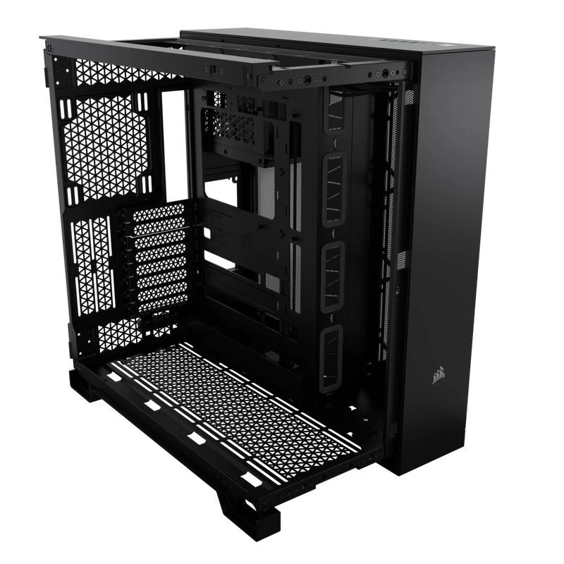 CORSAIR 6500D AIRFLOW Black Black ATX Case CC-9011259-WW supports back-plugged motherboards