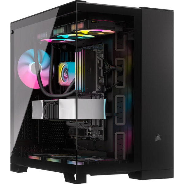 CORSAIR 6500X Black Black column-free panoramic Mid-Tower Case CC-9011257-WW supports back-plugged motherboards