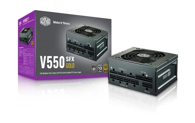 Cooler Master 550W V550 SFX GOLD 80Plus Gold Full Modular Power Supply (MPY-5501-SFHAGV-UK)