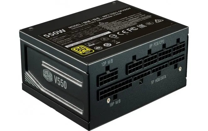 Cooler Master 550W V550 SFX GOLD 80Plus Gold Full Modular Power Supply (MPY-5501-SFHAGV-UK)