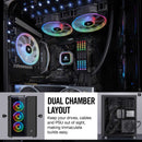 CORSAIR Crystal 680X RGB Black 黑色 ATX CASE (CC-9011168-WW)