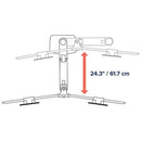 Ergotron LX Desk Dual Direct Arm, Polished 雙顯示器單臂支架 (銀色) 45-489-026