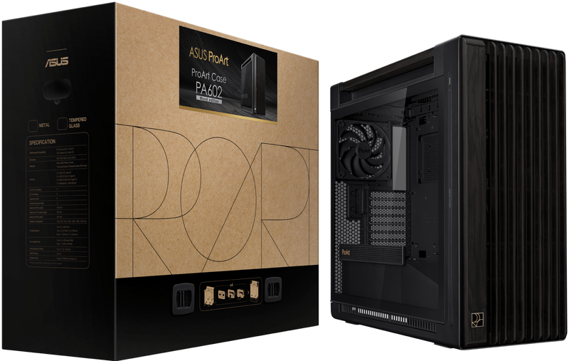 ASUS ProArt PA602W WOOD 木質版 TG PWM BLACK E-ATX Case (CA-APA602W)