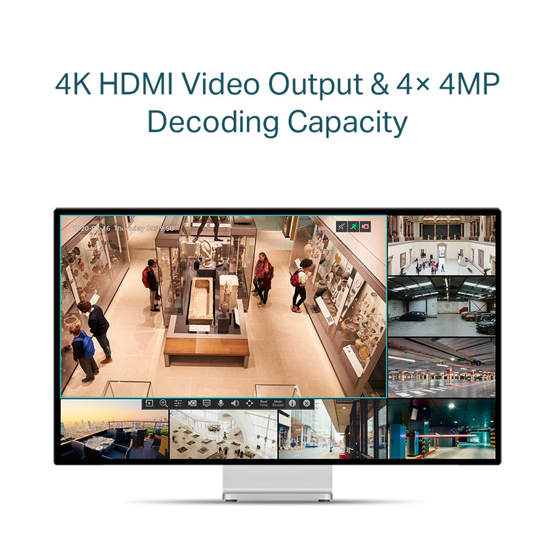 TP-Link VIGI NVR1008H-8P VIGI 8 路 PoE+ 網路監控主機(NVR)