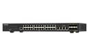 QNAP QSW-M2130-4C2S24T 30 Ports 10GbE SFP+ x 2 | 10GbE SFP+/RJ45 Combo Ports x 4 | 2.5GbE (RJ45) x 24 L2 Web Managed Switch