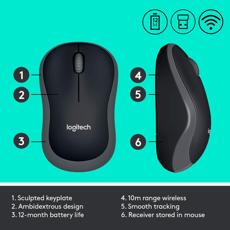 Logitech MK270r Wireless Keyboard and Mouse wireless keyboard and mouse combination 