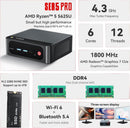 BEELINK BL/SER5 PRO (16G+480G SYSTEM) Mini PC (AMD Ryzen 5 5625U / 16GB Ram / 480GB SSD / Windows 11 Pro) CS-BSE5P56