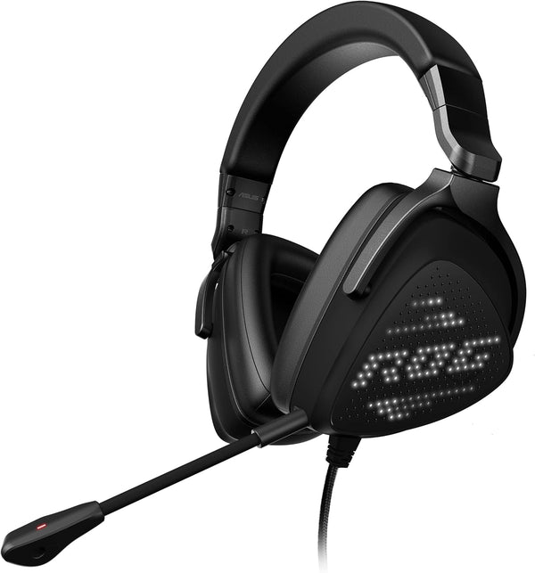 ASUS ROG Delta S Animate AI anti-noise dynamic programming lighting effect gaming headset