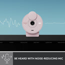 Logitech Brio 300 Full HD Webcam - Rose Pink 玫瑰粉色 960-001449 原裝行貨