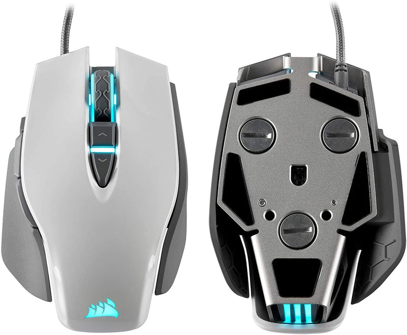 【CORSAIR 5月份電競產品優惠】Corsair M65 RGB ELITE Tunable FPS Gaming Mouse - White CH-9309111-AP