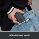 Logitech PEBBLE M350 Wireless Mouse 纖薄靜音無線藍牙滑鼠 - Graphite 石墨灰色 910-005602 原裝行貨