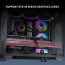 ANTEC C5 ARGB Black 黑色 無立柱全景 ATX Case * 預裝7把ARGB風扇