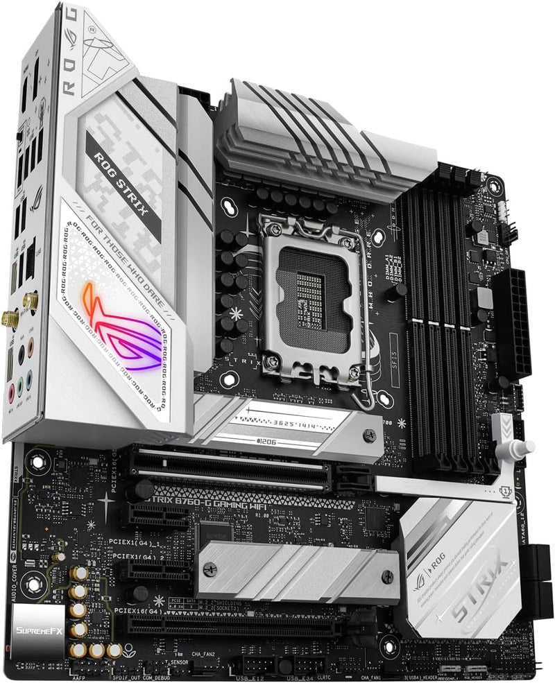 ASUS ROG STRIX B760-G GAMING WIFI DDR5,LGA 1700 mATX Motherboard