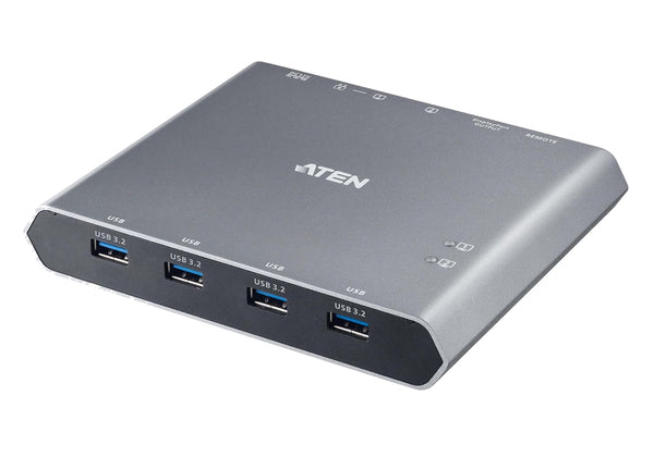 ATEN US3311 2 Port True 4K DisplayPort USB-C KVM Dock Switch w/外接式切換按鍵