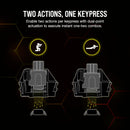 CORSAIR K70 MAX RGB Magnetic-Mechanical Gaming Keyboard — Adjustable CORSAIR (MGX Switches) Steel Grey CH-910961G-NA