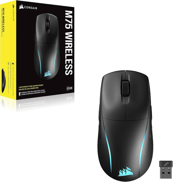 Corsair M75 WIRELESS Lightweight RGB ultra-lightweight wireless gaming mouse Black CH-931D010-NA 