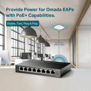TP-Link TL-SG108PE 8 Ports Gigabit Easy Smart Switch with 4-Port PoE+ (57W)