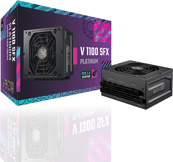 Cooler Master 1100W V SFX PLATINUM 1100 ATX 3.0 80Plus Full Modular Power Supply (MPZ-B001-SFAP-BUK)