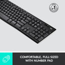 Logitech K270 Wireless Keyboard 無線鍵盤 (English Version) - Black 黑色 920-003057 原裝行貨
