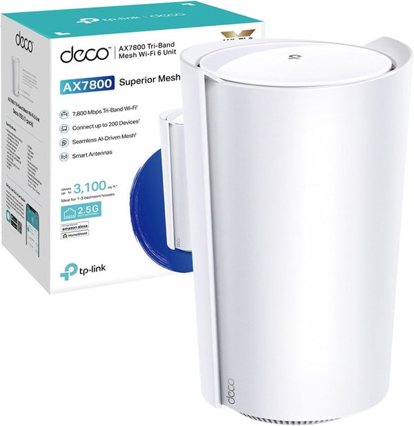 TP-Link Deco X95 AX7800 Whole Home Mesh Wi-Fi 6 Unit(Tri-Band) (1件裝)