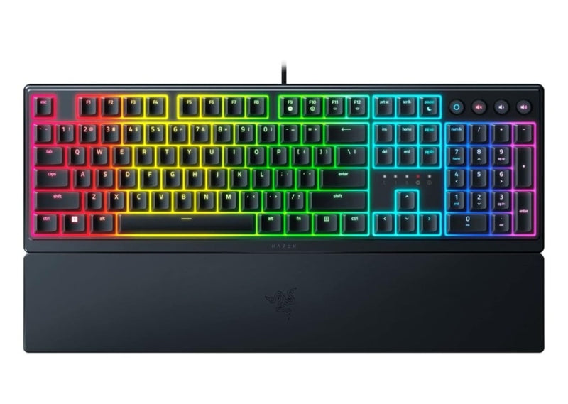 Razer Ornata V3 Mechanical Membrane Low Shaft RGB Gaming Keyboard RZ03-04460100-R3M1 