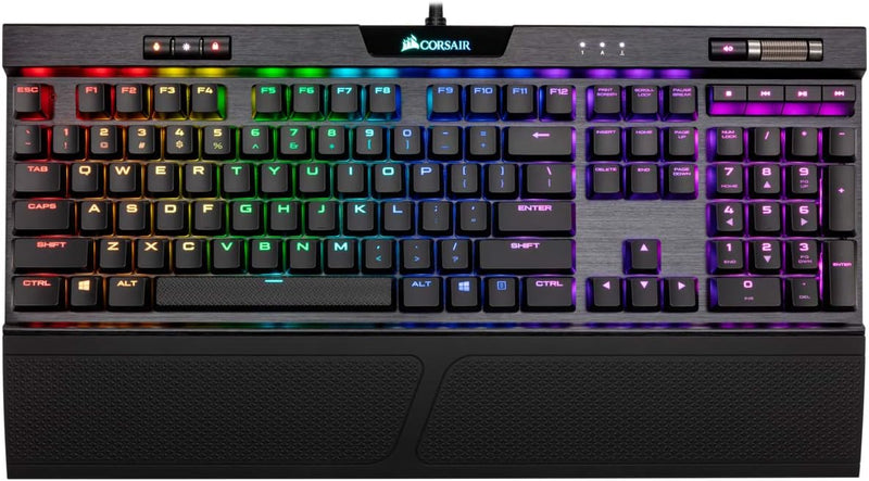 Corsair K70 RGB MK.2 Low Profile RAPIDFIRE Mechanical Gaming Keyboard - CHERRY® MX Low Profile Speed ​​CH-9109018-NA 