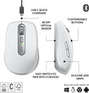 Logitech MX Anywhere 3S Wireless Mouse 緊湊高效無線滑鼠 - Light Gray 淺灰色 910-006936 原裝行貨