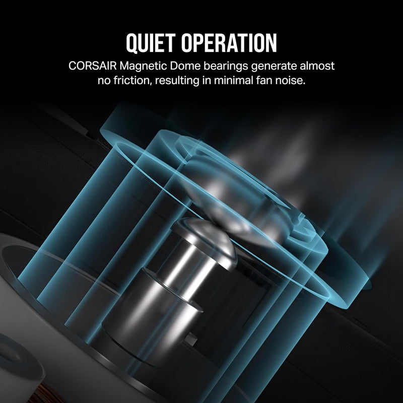 Corsair iCUE LINK RX120 RGB 120mm PWM Single Fan Expansion - Black 黑色 (單件裝) CO-9051017-WW