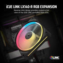 Corsair iCUE LINK LX140-R RGB Expansion Black 140mm PWM Reverse 反葉 PC Case Fan (CO-9051051-WW)