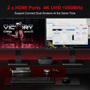 FIREBAT AK2 Plus (8G+256G SYSTEM) Mini PC (Intel Processor N100 / 8GB DDR4 / 256GB SSD / Windows 11 Pro) CS-FAK2P