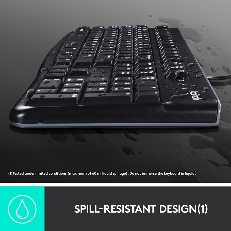 Logitech K120 Wired USB Keyboard (Chinese version) 920-002584 Original licensed 
