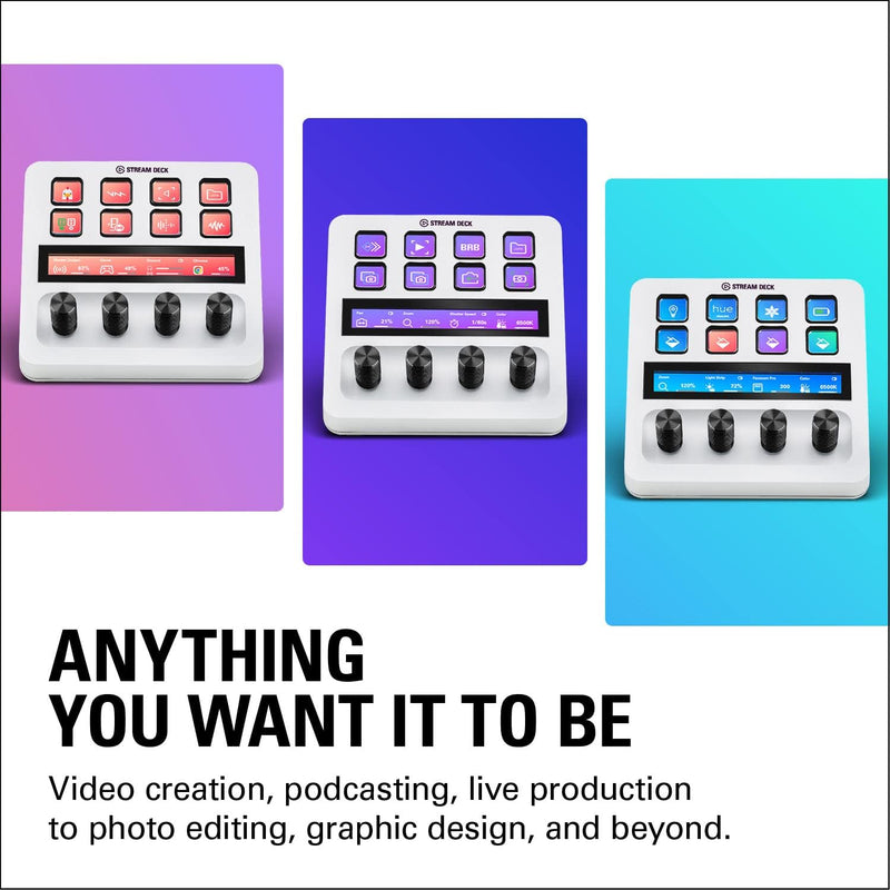 [Elgato New Year Promotion] Elgato Stream Deck+ White white live broadcast console (CO-EL-STREAM-DECK+-W) 
