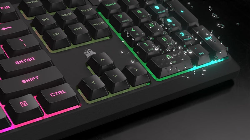 【至抵優惠】Corsair K55 CORE RGB Gaming Keyboard — Black CH-9226C65-NA