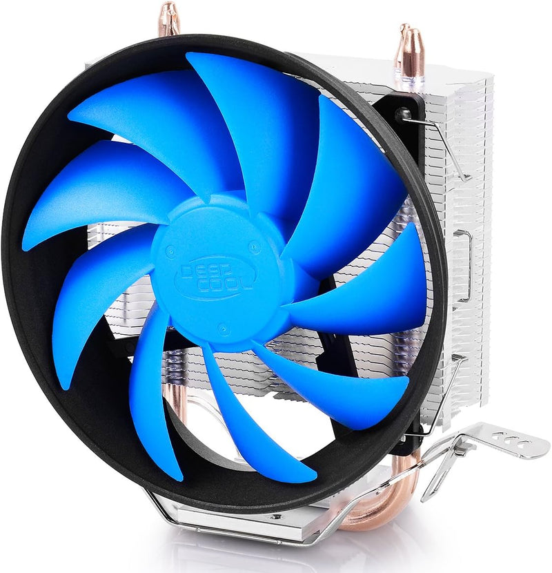 DeePCool GAMMAXX 200T CPU Cooler 2 Heat Pipes 120mm PWM Fan Black (AIRDC-GAMMAXX-200T)