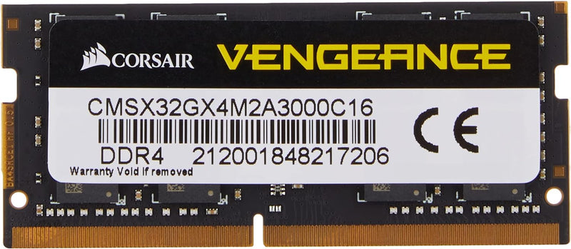 CORSAIR DDR4 SODIMM VENGEANCE 32GB Kit (2x16GB) DDR4 3000MHz CMSX32GX4M2A3000C16 Memory 