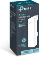 TP-Link CPE210 2.4GHz 300Mbps 9dBi Outdoor CPE Access Point
