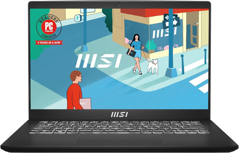 MSI Modern 14 C12MO 14" Classic Black 黑色 i3-1215U/8GB/512GB/Intel UHD/Win11 Home ‎輕薄商務文書筆記型電腦