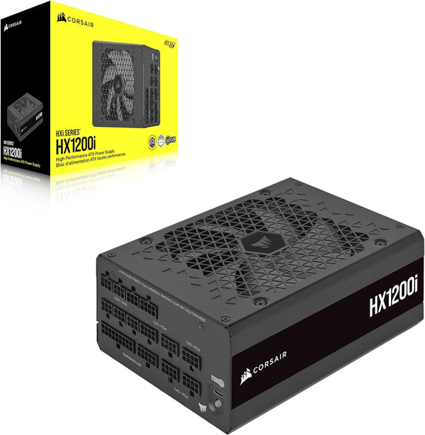 CORSAIR 1200W HX1200I ATX3.0 80Plus Platinum Full Modular Ultra-Low Noise Platinum Power Supply (CP-9020281-UK) 